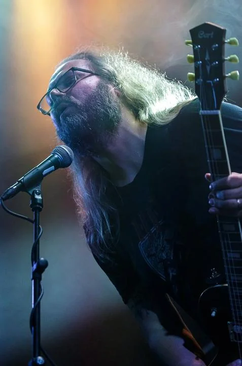 Doomherre live concert atmosphere, Stockholm doom metal